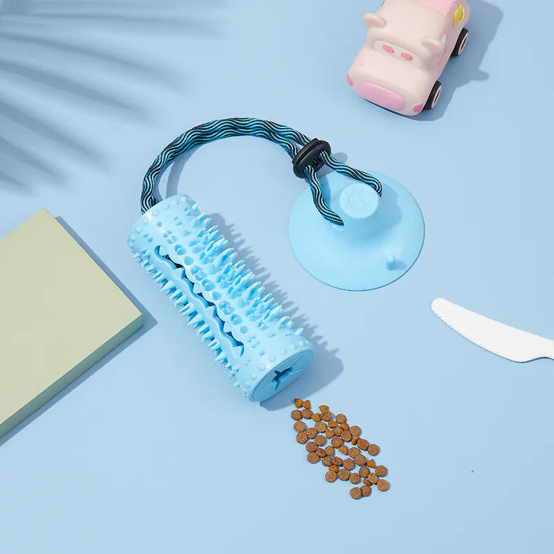 Multifunctional Dog Chew Food Dispenser with Suction Cup