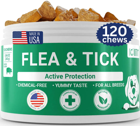LOLLITIN Flea & Tick Dog Supplement - ALL NATURAL