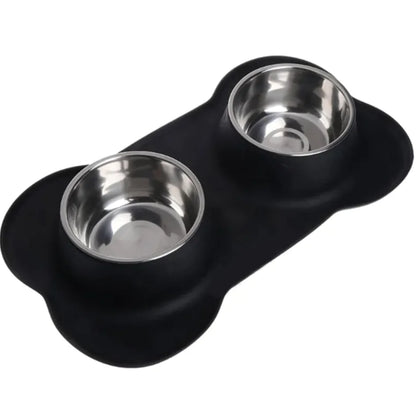Bone Shaped Silicone Pet Bowl Mat