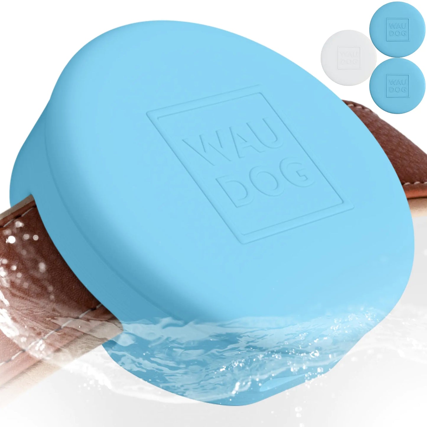 3-Pack Silicone AirTag Dog Collar Mount