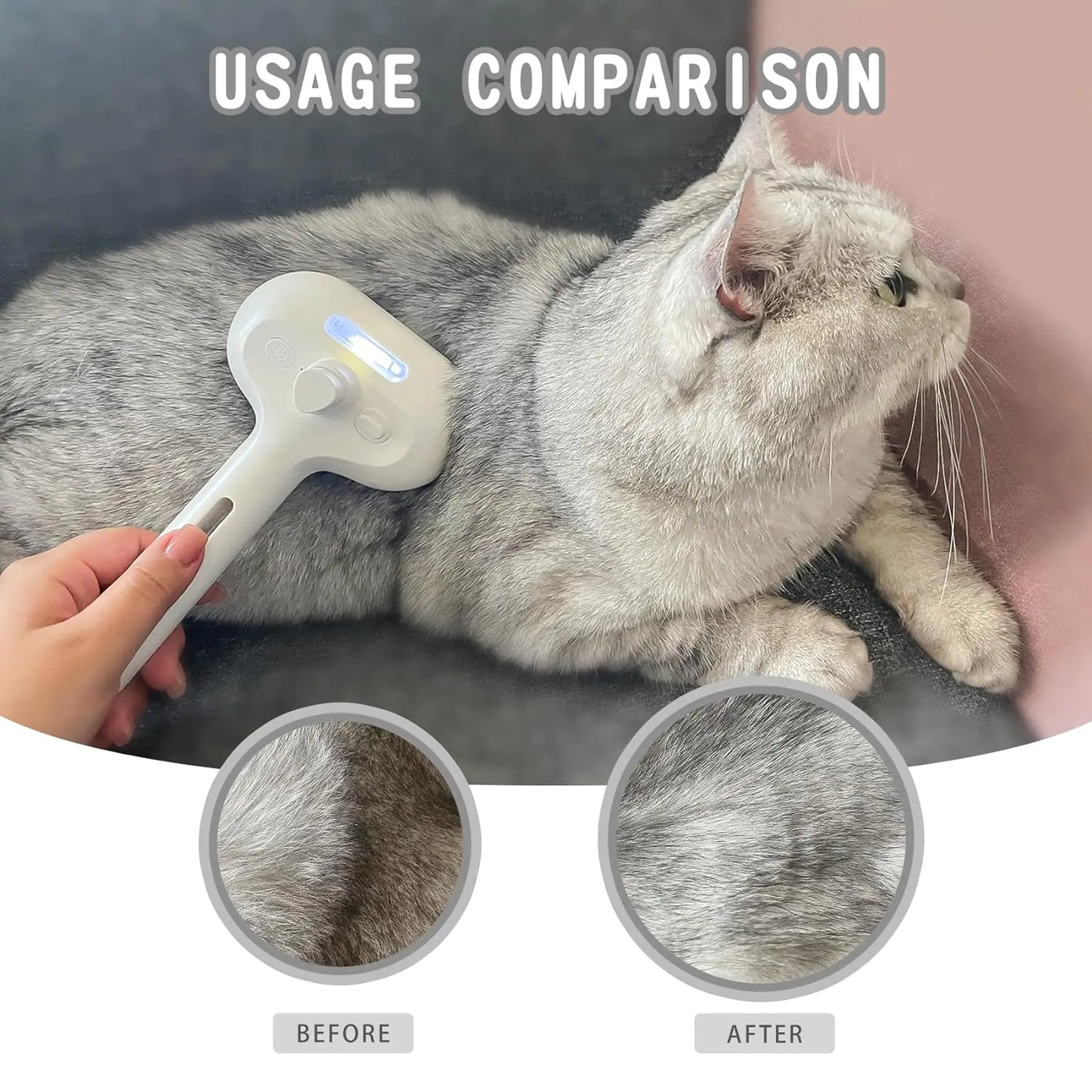 Pet Grooming Mist Brush