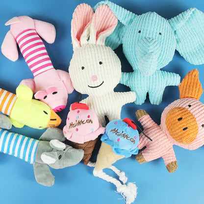Rugged Cartoon Dog Toys