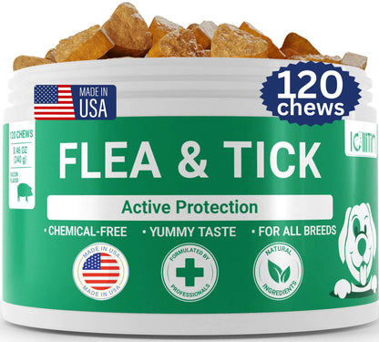 LOLLITIN Flea & Tick Dog Supplement - ALL NATURAL