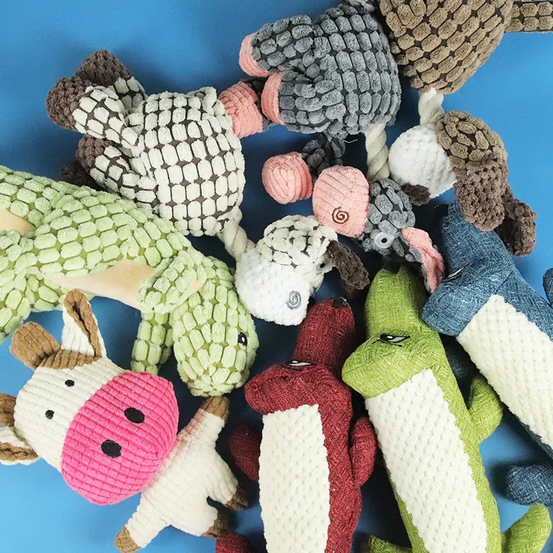 Rugged Cartoon Dog Toys