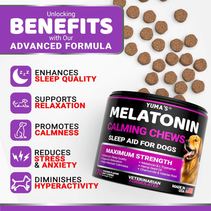 Serenity Dog Calming Melatonin Treats - 170 Chews