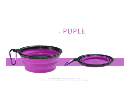 Portable Collapsible Silicone Pet Bowl