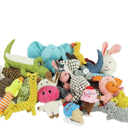 Rugged Cartoon Dog Toys