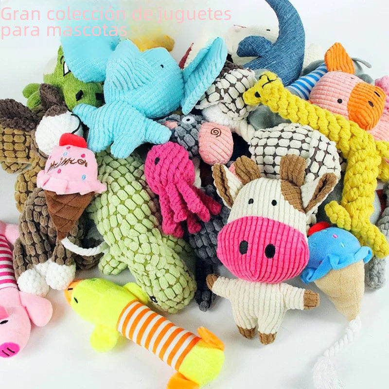 Rugged Cartoon Dog Toys